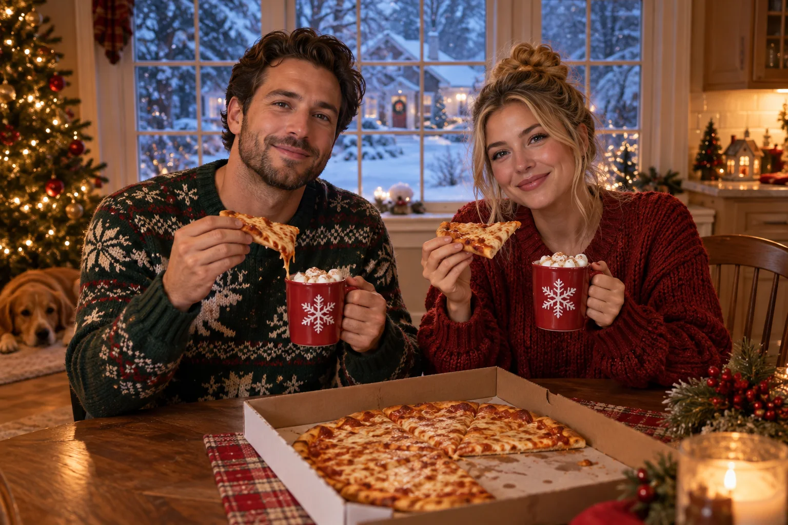 Pizza tylko dla nas — Przykład · 2 osoby z Twoich zdjęć