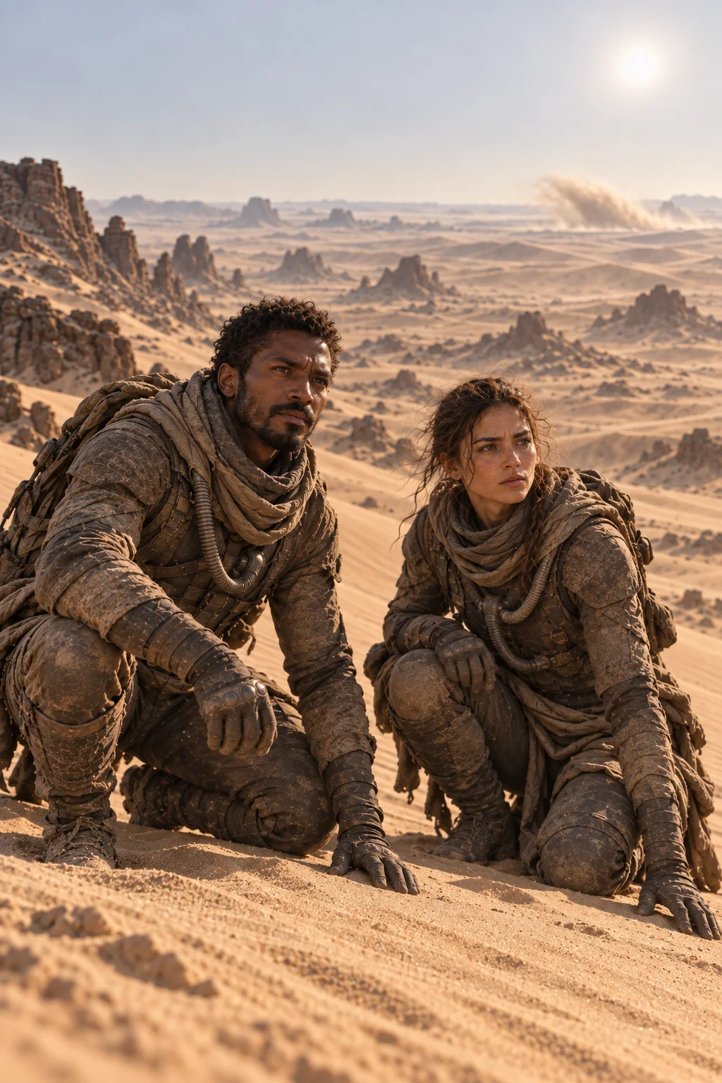 Arrakis na wyciągnięcie ręki — Szablon sceny. W Twoim obrazie: 2 osoby z przesłanych zdjęć.