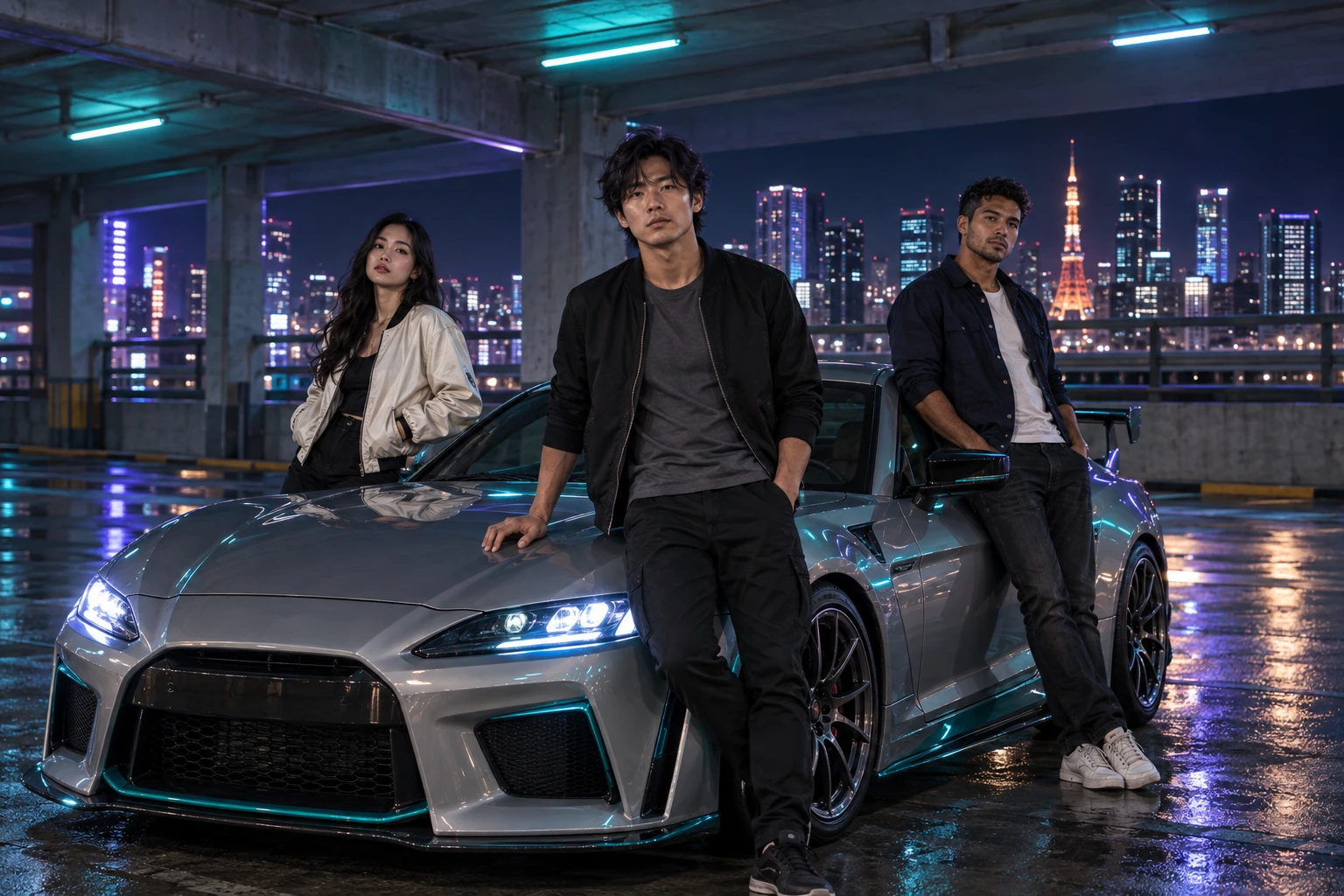 Noc w Tokyo Drift — Z dodatkową obsadą